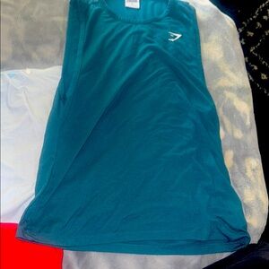 Teal Sleeveless Gymshark Tank Top